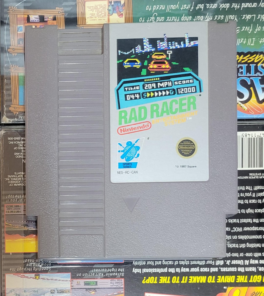 Rad Racer (authentic) – NES – Nintendo Entertainment System Classic ...
