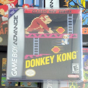 Donkey Kong – Classic NES Series – Game Boy Advance 2004 (GBA) Cartridge + Plastic Sleeve – CIB