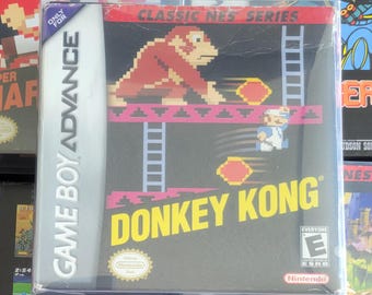Donkey Kong – Classic NES Series – Game Boy Advance 2004 (GBA) Cartridge + Plastic Sleeve – CIB