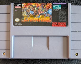 Total Carnage (SNES) - Super Nintendo 1995 Modul + Kunststoffhülle