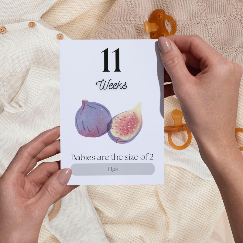 Pregnancy Weekly Signs - Etsy