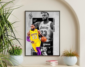 Arte de pared de LeBron James