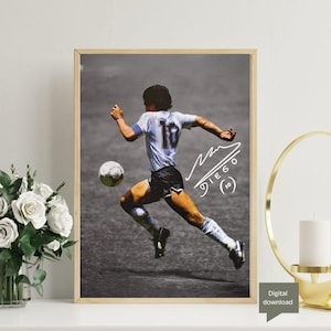 Affiche MARADONA Emir Kusturica Calcio Napoli Football Argentine A50