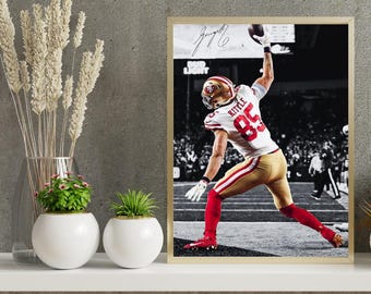 George Kittle Signed Poster | San Francisco 49ers NFL Decor