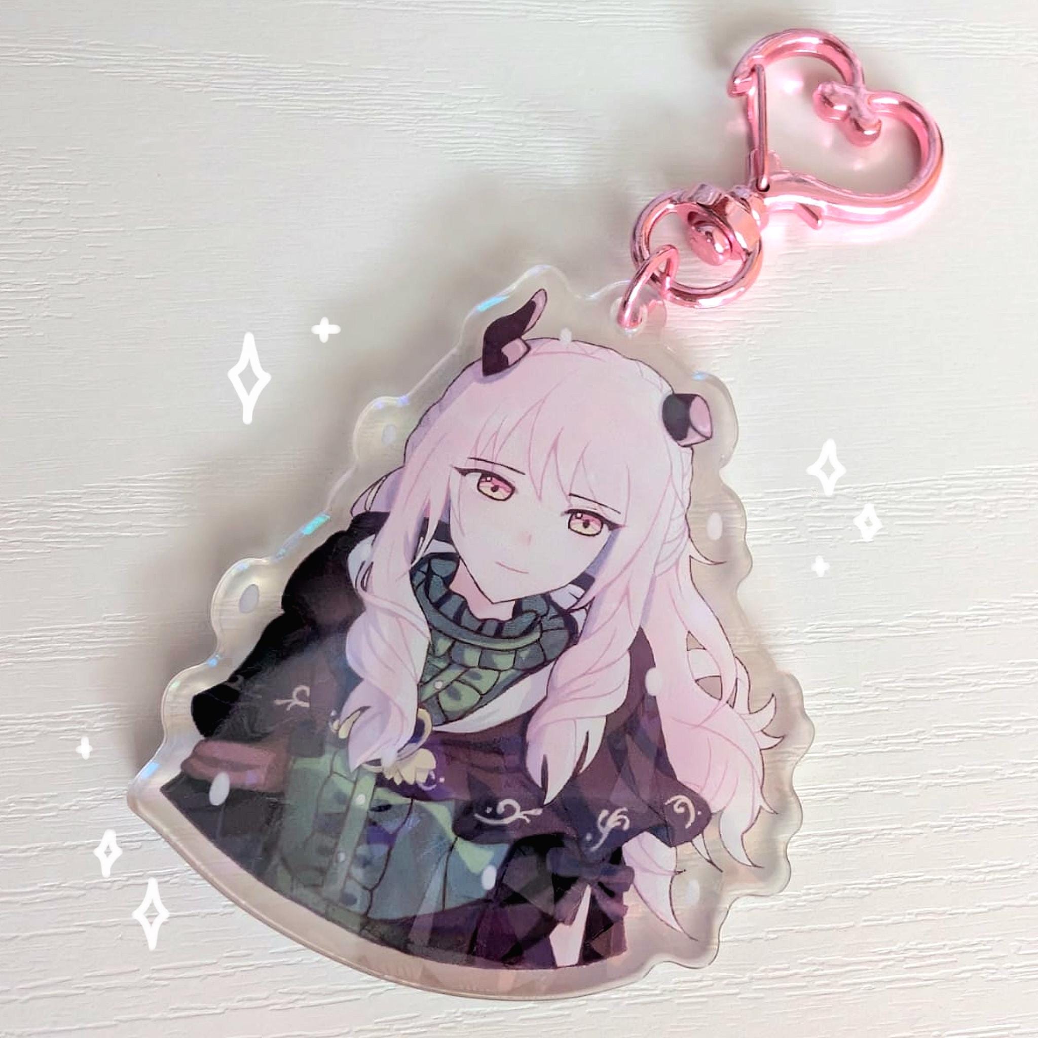 Mizuki Akiyama Hermit Searcher Holographic Keychain - Project
