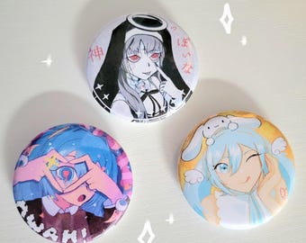 Hatsune Miku pin button set - Vocaloid