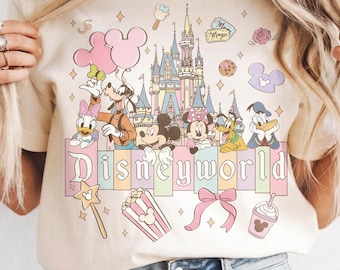 Comfort Colors Disney World Magic Kingdom Shirt, Mickey Disney World Shirt, Mickey and Friends Shirt, Disneyworld Shirt, Disney Trip 2026