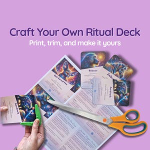 Printable African Animal Oracle & Tarot Deck | Spirit Animal Tarot with Affirmations | Self Care Gift
