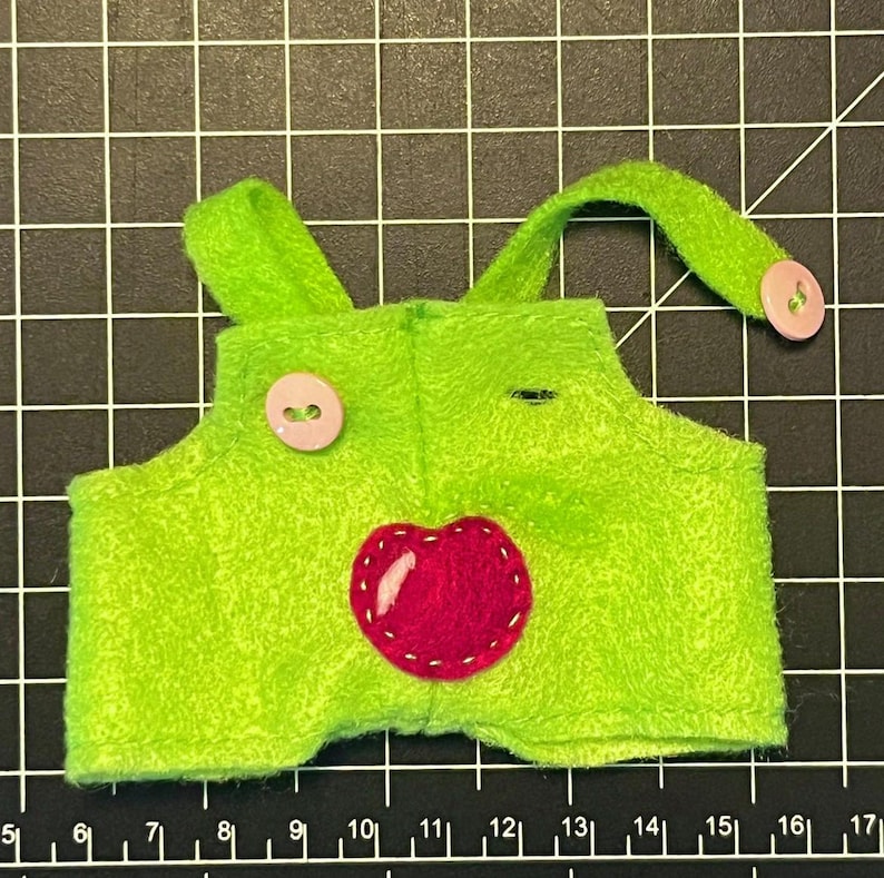 Custom Labubu Felt Overalls - Etsy