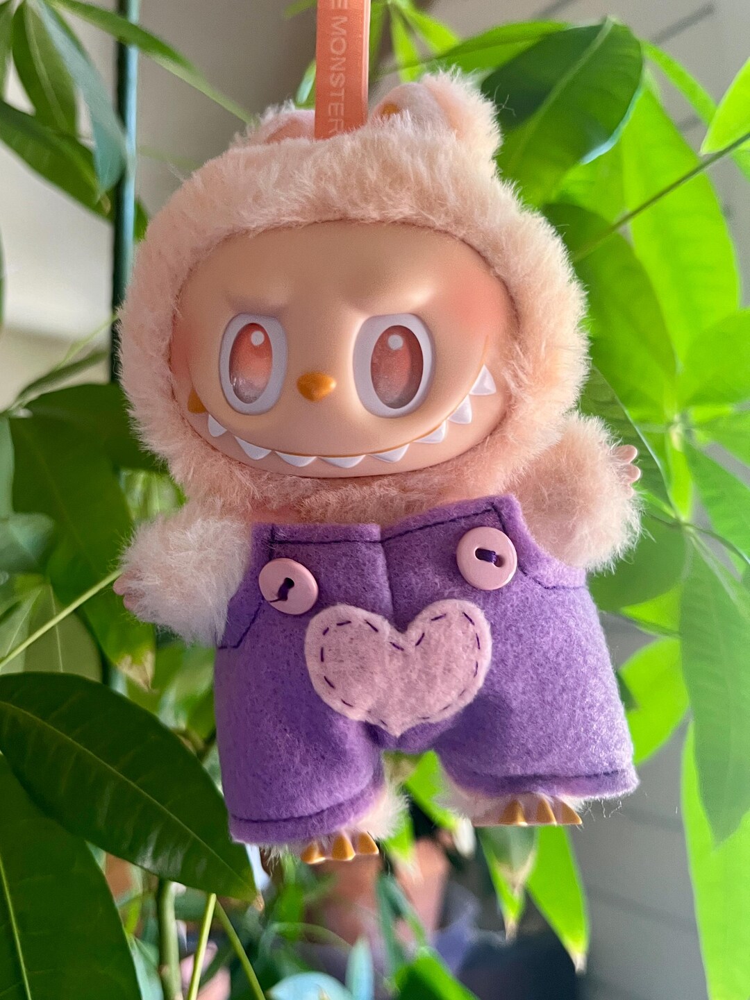 Labubu Overalls Pattern Overalls for Labubu – Handmade With Felt and One of a Kind! - Etsy