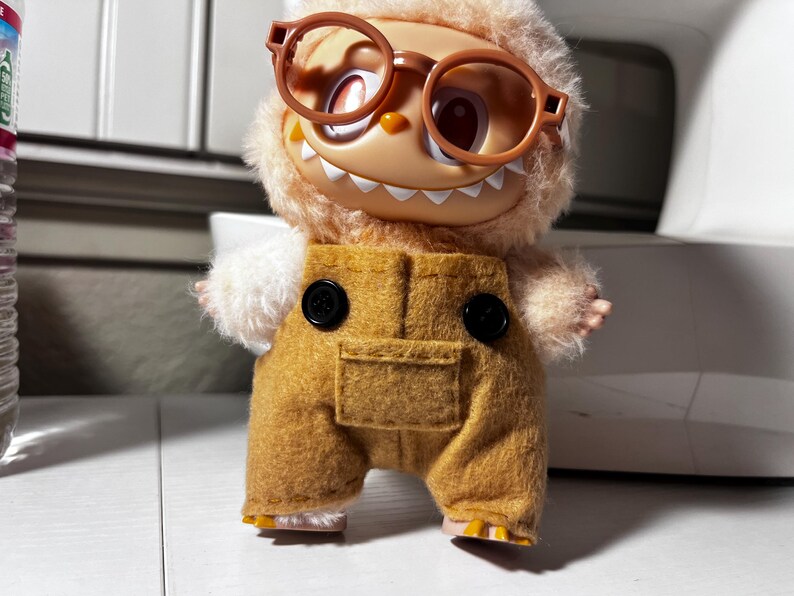Custom Labubu Felt Overalls - Etsy