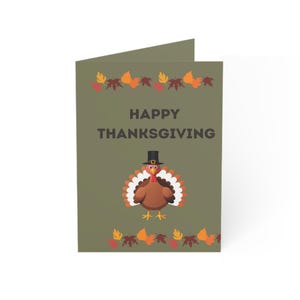 Thanksgiving Greeting Cards (1, 10, 30, and 50pcs)
