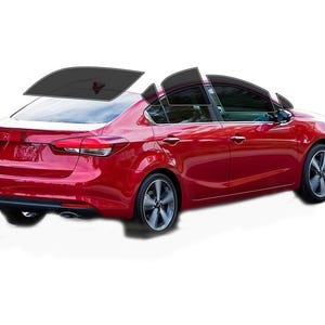 PreCut Window Film For KIA Forte Sedan 2014-2018 UV-IR Blocking Two Ply Car Window Film Tint Enhances Privacy & Comfort
