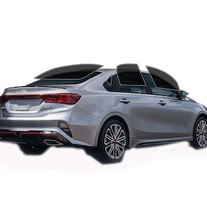 PreCut Window Film For KIA Forte Sedan 2019-2024 UV-IR Blocking Two Ply Car Window Film Tint Enhances Privacy & Comfort