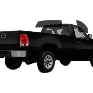 PreCut Window Film GMC Sierra 1500 Standard 2007-2013 UV-IR Blocking Two Ply Car Window Film Tint Enhances Privacy & Comfort