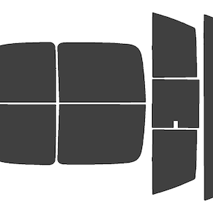 PreCut Window Film GMC Sierra 2500 Crew 2001-2006 UV-IR Blocking Two Ply Car Window Film Tint Enhances Privacy & Comfort