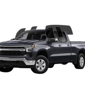 PreCut Window Film Chevy Silverado 1500 Extended Cab 2019-2025 UV-IR Blocking Two Ply Car Window Film Tint Enhances Privacy & Comfort