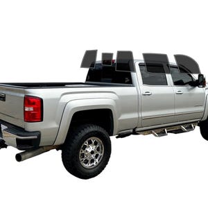 PreCut Window Film GMC Sierra 2500 Crew 2015-2019 UV-IR Blocking Two Ply Car Window Film Tint Enhances Privacy & Comfort