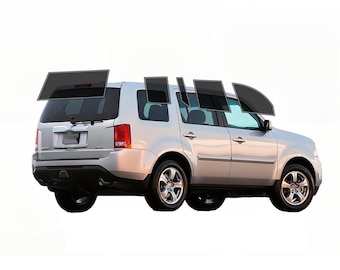 Película para ventanas precortada para Honda Pilot 2009-2015, con bloqueo UV e IR, de dos capas, que mejora la privacidad y la comodidad. Fácil instalación.