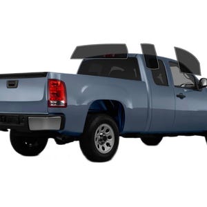 PreCut Window Film GMC Sierra 1500 Extended 2007-2013 UV-IR Blocking Two Ply Car Window Film Tint Enhances Privacy & Comfort
