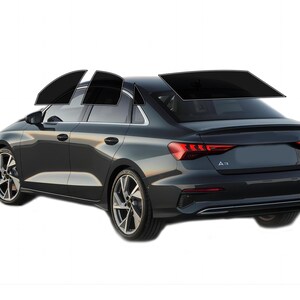 PreCut Window Film For Audi A3 Sedan 2022-2024 UV-IR Blocking Two Ply Car Window Film Tint Enhances Privacy & Comfort