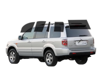 PreCut Window Film Honda Pilot 2003-2008 UV-IR Blocking Two Ply Car Window Film Tint Enhances Privacy & Comfort,Easy Installation
