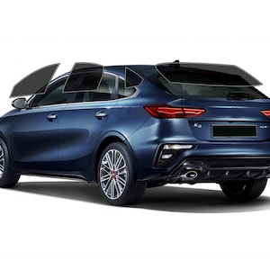 PreCut Window Film For KIA Forte Hatch 2019-2023 UV-IR Blocking Two Ply Car Window Film Tint Enhances Privacy & Comfort
