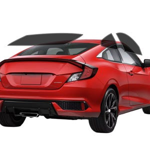 PreCut Window Film Honda Civic Coupe 2016-2020 UV-IR Blocking Two Ply Car Window Film Tint Enhances Privacy & Comfort