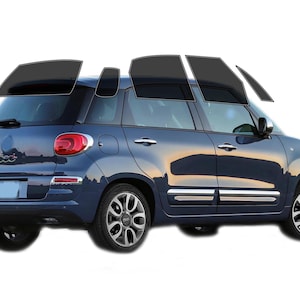 PreCut Window Film For Fiat 500L 2014-2020 UV-IR Blocking Two Ply Car Window Film Tint Enhances Privacy & Comfort
