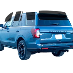 PreCut Window Film For Ford Expedition 2018-2025 UV-IR Blocking Two Ply Car Window Film Tint Enhances Privacy & Comfort, Easy Installation