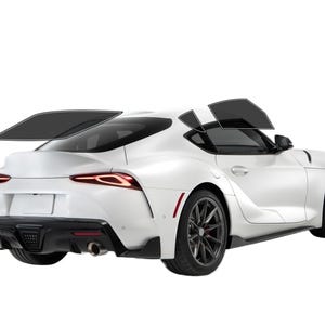 PreCut Window Film Toyota GR Supra 2020-2025 UV-IR Blocking Two Ply Car Window Film Tint Enhances Privacy & Comfort