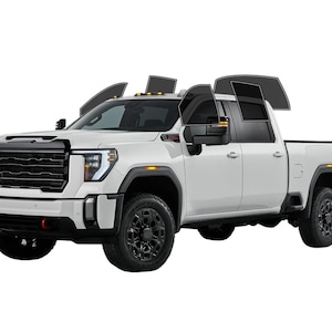 PreCut Window Film GMC Sierra 2500 Crew 2020-2025 UV-IR Blocking Two Ply Car Window Film Tint Enhances Privacy & Comfort