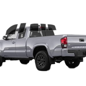 PreCut Window Film Toyota Tacoma Access 2016-2023 UV-IR Blocking Two Ply Car Window Film Tint Enhances Privacy & Comfort