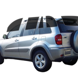 PreCut Window Film Toyota Rav4 2001-2005 UV-IR Blocking Two Ply Car Window Film Tint Enhances Privacy & Comfort