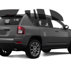 PreCut Window Film Jeep Compass 2007-2016 UV-IR Blocking Two Ply Car Window Film Tint Enhances Privacy & Comfort
