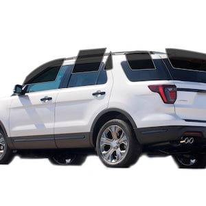 PreCut Window Film For Ford Explorer 4door 1911-2019 UV-IR Blocking Two Ply Car Window Film Tint Enhances Privacy & Comfort