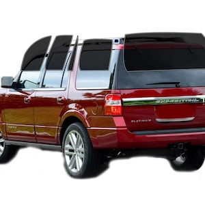 PreCut Window Film For Ford Expedition 2007-2017 UV-IR Blocking Two Ply Car Window Film Tint Enhances Privacy & Comfort, Easy Installation