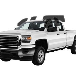 PreCut Window Film GMC Sierra 2500 Extended 2015-2019 UV-IR Blocking Two Ply Car Window Film Tint Enhances Privacy & Comfort