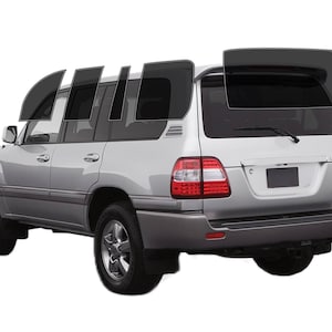 PreCut Window Film Toyota Land Cruiser 1998-2007 UV-IR Blocking Two Ply Car Window Film Tint Enhances Privacy & Comfort