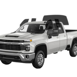 PreCut Window Film Chevy Silverado 2500 Extended Cab 2020-2025 UV-IR Blocking Two Ply Car Window Film Tint Enhances Privacy & Comfort