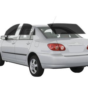 PreCut Window Film Toyota Corolla Sedan 2003-2008 UV-IR Blocking Two Ply Car Window Film Tint Enhances Privacy & Comfort