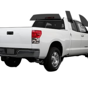 PreCut Window Film Toyota Tundra Double Cab 2007-2013 UV-IR Blocking Two Ply Car Window Film Tint Enhances Privacy & Comfort