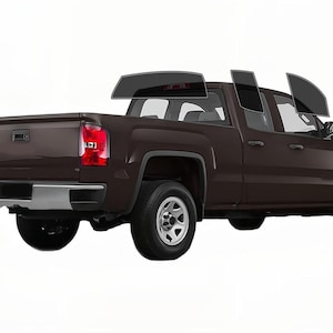 PreCut Window Film GMC Sierra 1500 Extended 2014-2018 UV-IR Blocking Two Ply Car Window Film Tint Enhances Privacy & Comfort