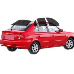PreCut Window Film Hyundai Accent 5door Hacth 2005-2006 UV-IR Blocking Two Ply Car Window Film Tint Enhances Privacy & Comfort