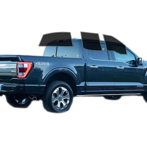 PreCut Window Film For Ford F150 Crew 2021-2025 UV-IR Blocking Two Ply Car Window Film Tint Enhances Privacy & Comfort, Easy Installation
