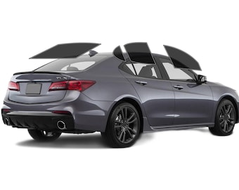 PreCut Window Film For Acura TLX 2015-2020 UV-IR Blocking Two Ply Car Window Film Tint Enhances Privacy & Comfort,