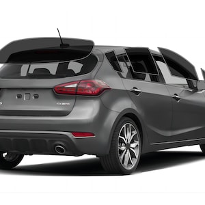 PreCut Window Film For KIA Forte Hatch 2014-2018 UV-IR Blocking Two Ply Car Window Film Tint Enhances Privacy & Comfort
