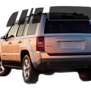 PreCut Window Film Jeep Patriot 2007-2017 UV-IR Blocking Two Ply Car Window Film Tint Enhances Privacy & Comfort，Easy Installation