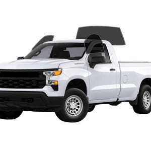PreCut Window Film Chevy Silverado 1500 Regular Cab 2019-2025 UV-IR Blocking Two Ply Car Window Film Tint Enhances Privacy & Comfort