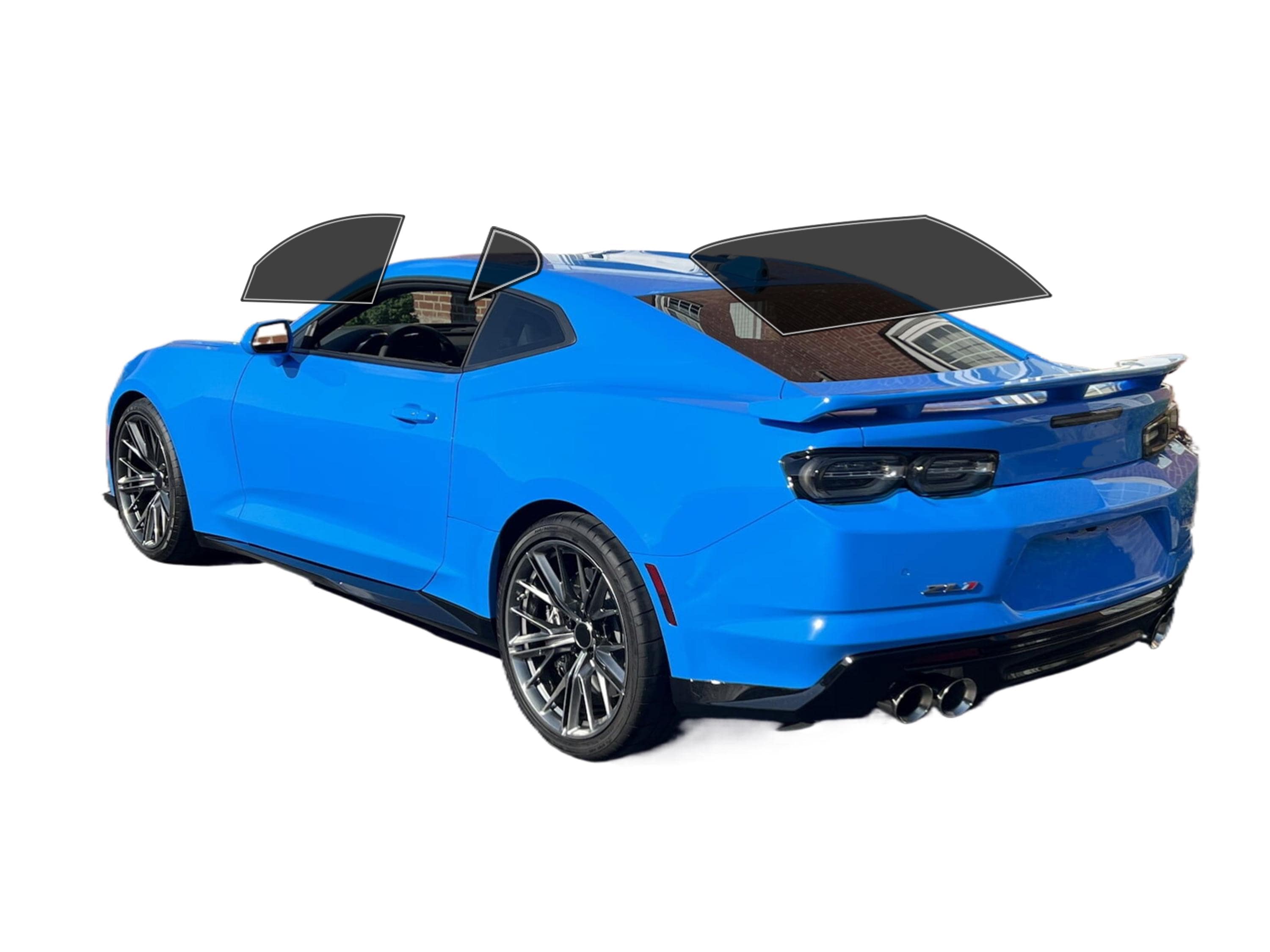 Blackout Auto Mods Gloss Black Engine Cover Decal Letter Set For 2016-2022 Chevy Camaro SS 6.2L